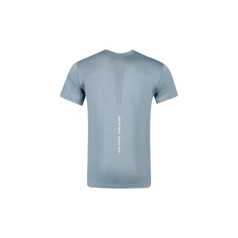 Asics T Shirts Men Gray Blue-1