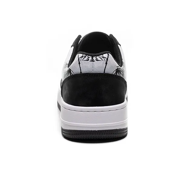 WARRIOR Ink Painting Skateboarding Shoes Unisex-2