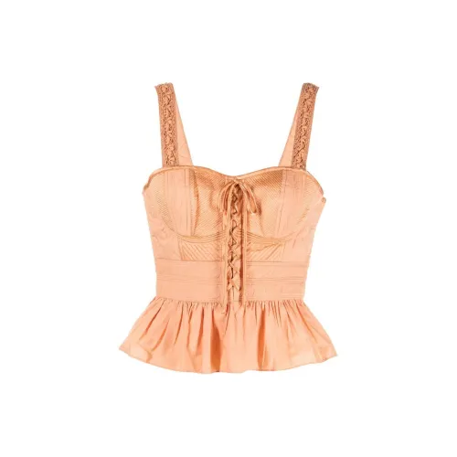 Ulla Johnson Orla Lace-up Corset Top