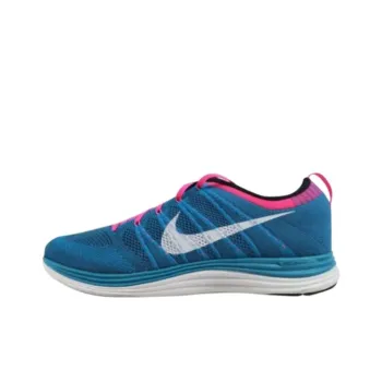 Nike Flyknit One+ Neon Turquoise/White Squadron Blue Pink Flash