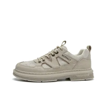HLA Work Boots Men Low Top Brown