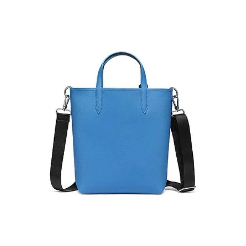 LACOSTE PVC Tote Bag, Shopping Bag, Handbag, Shoulder Bag, Crossbody Bag Medium Size Women's Blue-1