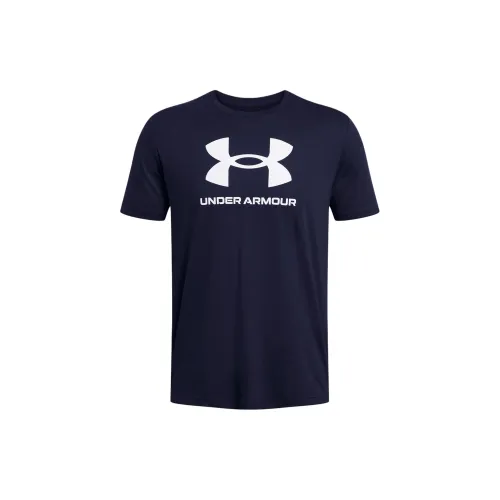 Under Armour Sportstyle T-Shirts Men Navy Blue