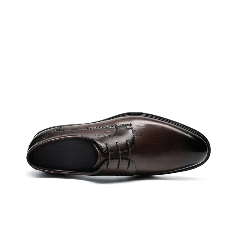 Satchi Dress Shoes Men's Coffee 3CM-3