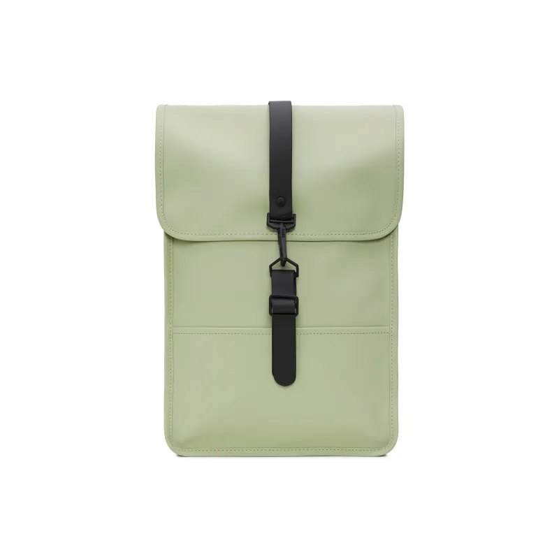 Rains Polyurethane And Polyester Blend Laptop Backpack Mini Unisex Black-33