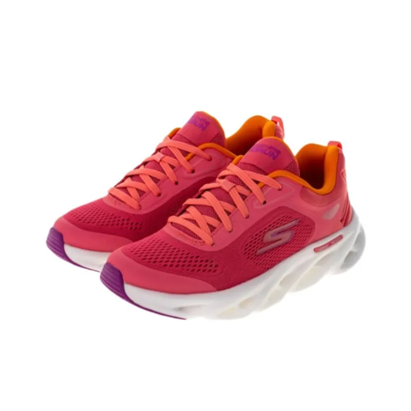 Skechers GO RUN Swirl Tech Speed Anti Slip Wear Resistant Low Top Running Shoes Women's Red-2
