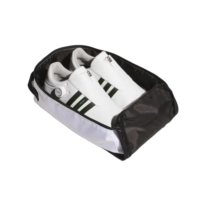 Adidas Recycled Polyester Shoe Bag Storage Bag Regular Unisex White-3