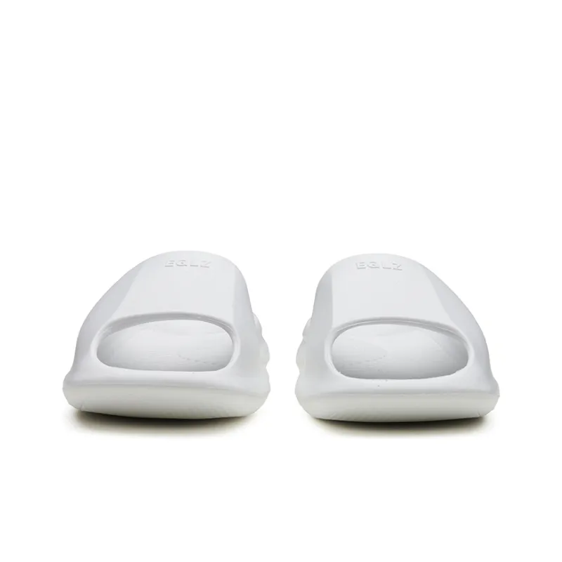 EQLZ EQUALIZER Quiet Abrasion Resistant Slide Slippers Unisex Devil White-4