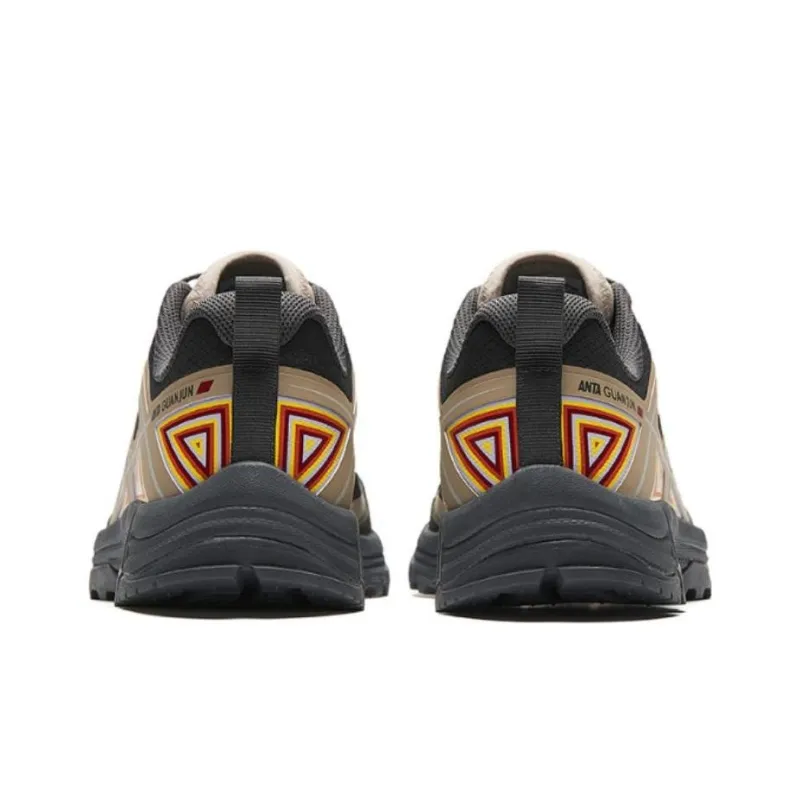 Anta Slip-Resistant Breathable Low-Top Running Shoes Men's Black Brown-2