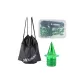 Large Capacity Backpack+Box Included Green Carbon Tacks (34 Pcs+Nail Pullers)