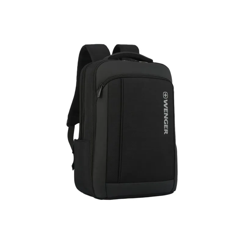 Wenger Polyester Laptop Backpack Large Size Men's Black-1