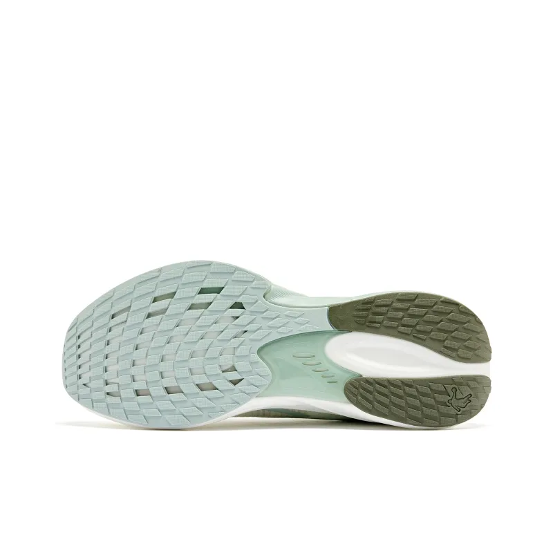 QIAODAN Rapid 2.0 Running Shoes Men Low Top Ivory Mountain Shadow Green-4