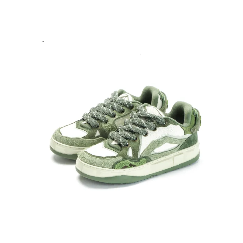 Ruby Scott The Wizard Of Oz 'All Of Green' Low Top Skateboard Shoes Unisex Moss Green-5