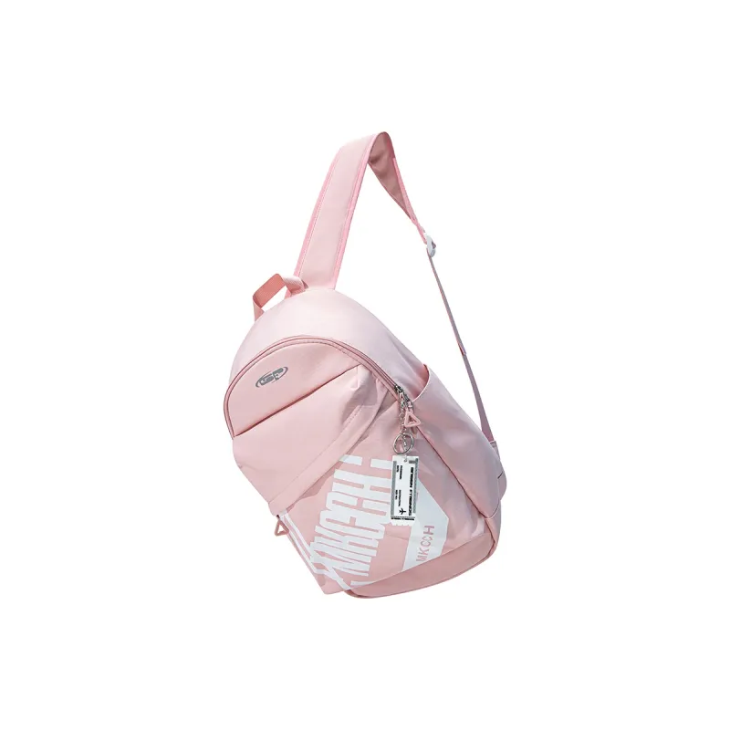 GF Nylon Backpack Large Size Unisex Black/White-15