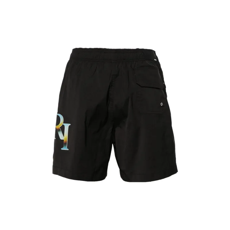 AMIRI Staggered Chrome Swim Trunk-1