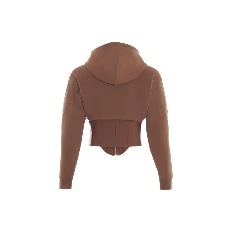 Mugler Corset waist Hooded Jacket-1