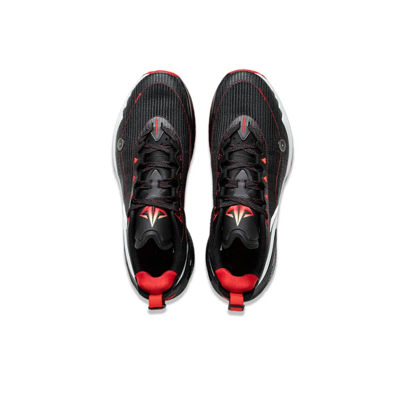 LINING JB2 Basketball Shoes Men Low Top Black/Standard White-3