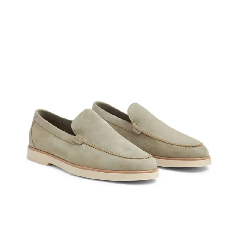 Magnanni Beignet Suede Loafers-1