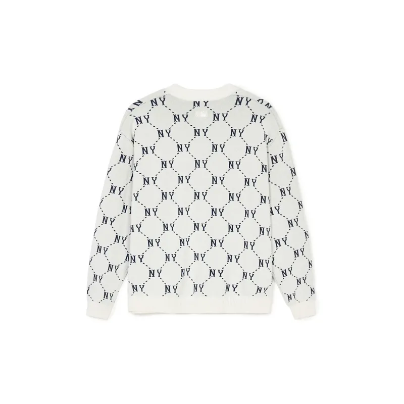 MLB Knitwear Unisex Cream-1