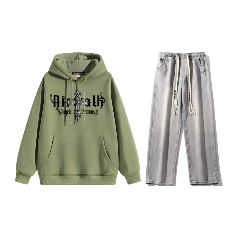 Airwalk Sweatshirt Sets Unisex-37