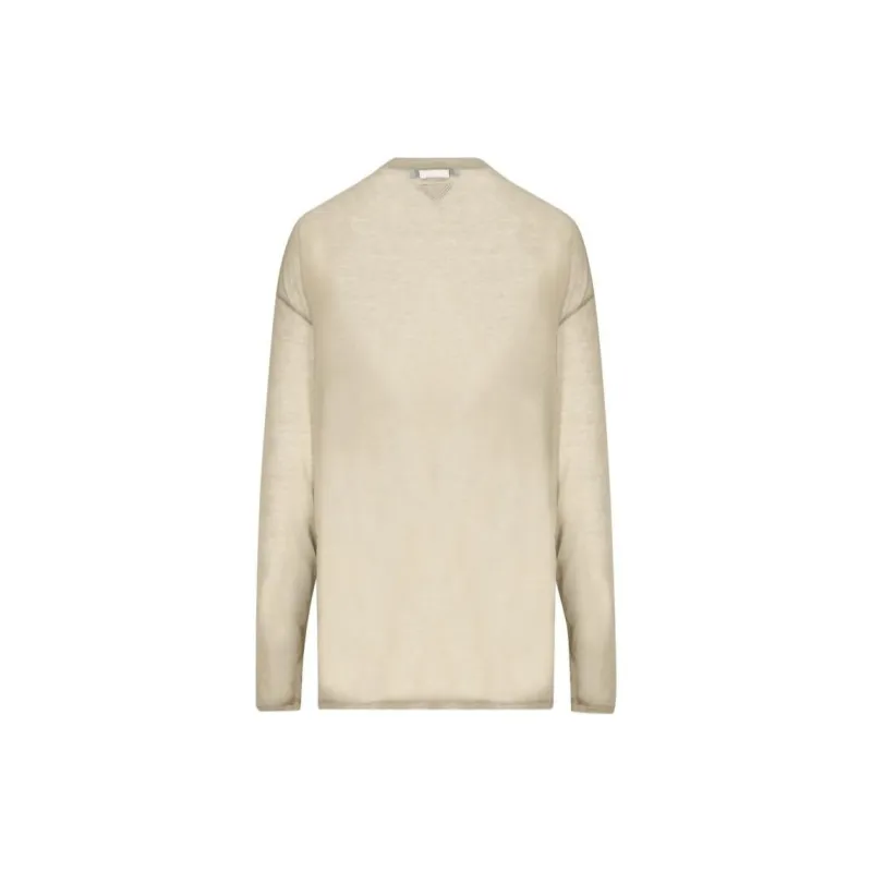PRADA Long Sleeved Crewneck T Shirt-1