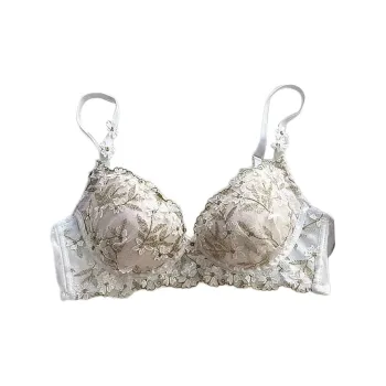 Flowers In Water Bra Women's White