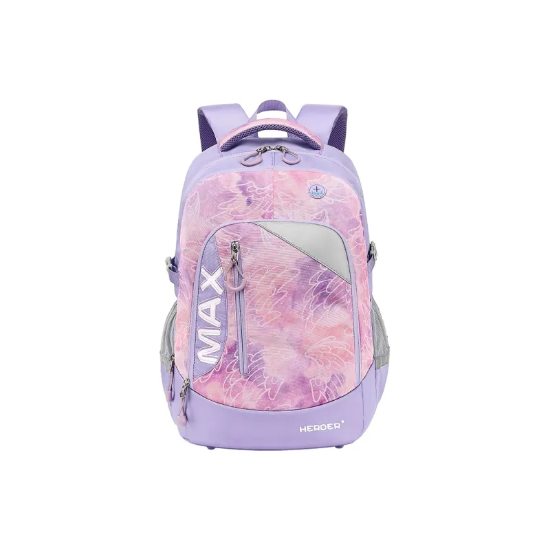 HERDER Polyester Polyester Backpack Large Size Unisex Pink-5