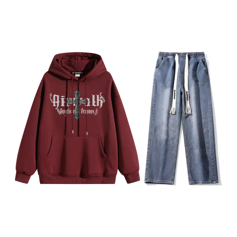 Airwalk Sweatshirt Sets Unisex-25