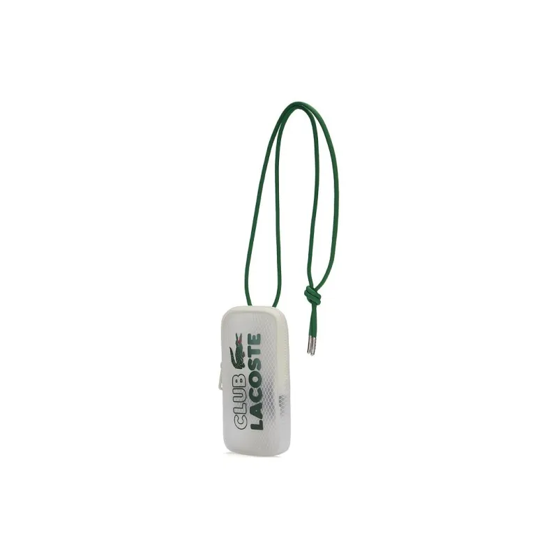 LACOSTE PU One Shoulder Crossbody Cell Phone Pouch Regular Unisex Transparent-1