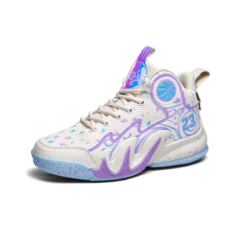 GQWE Non-slip Lightweight High-Top Basketball Shoes Unisex-1