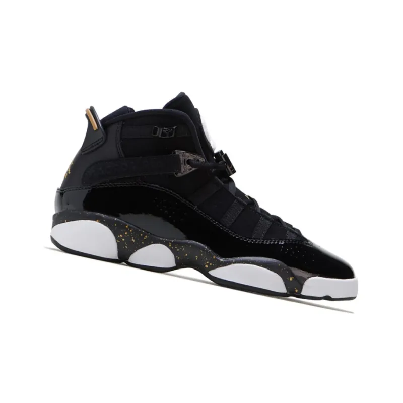Jordan 6 Rings Black Metallic Gold White GS-1