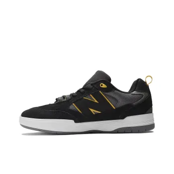 New Balance Numeric Tiago Lemos 808 Slip Resistant Low Top Skateboard Shoes Unisex Black Yellow
