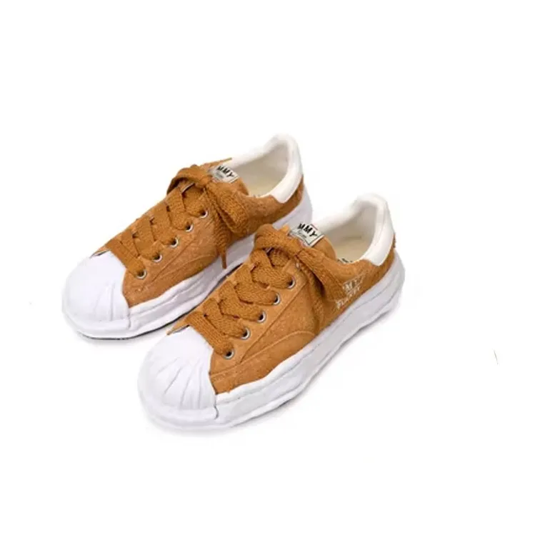 MIHARA YASUHIRO Blakey Stylish Skateboarding Shoes Unisex Brown-3
