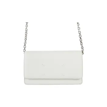 Maison Margiela Grain Calfskin Wallet Women's White