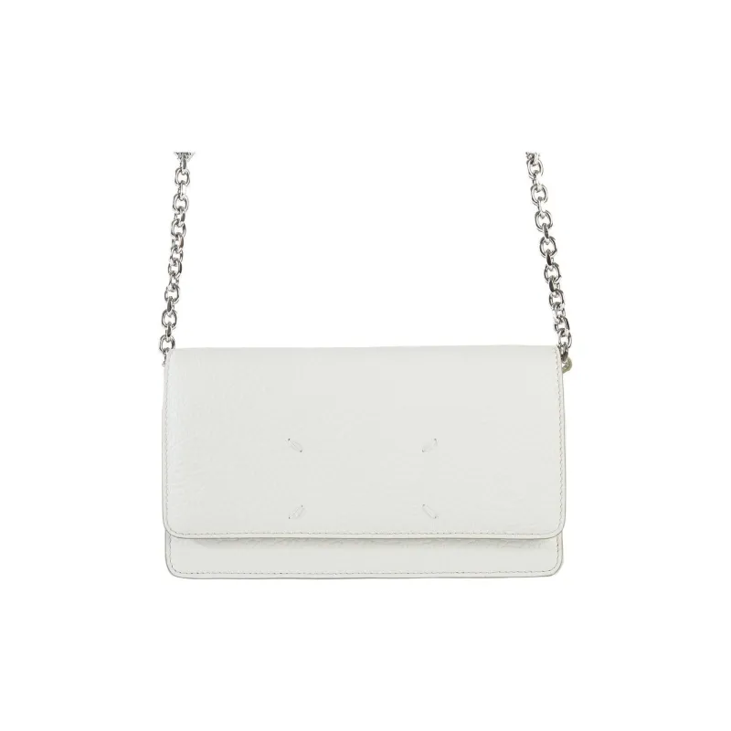 Maison Margiela Grain Calfskin Wallet Women's White-0