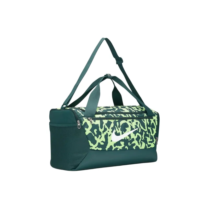 Nike Polyester Portable Crossbody Bag Shoulder Bag Small Size Men's Dark Jungle Green & Light Lemon & White-1