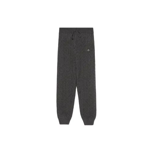 GUCCI Knit Sweatpants Women's Gray