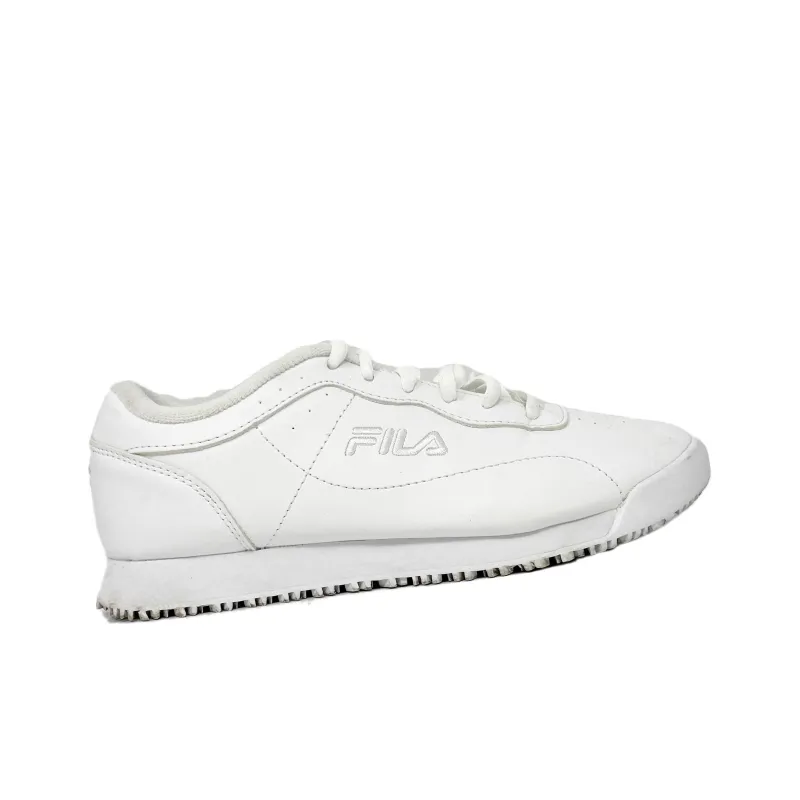 FILA Cushioning Lightweight Low-Top Running Shoes Women's White-1