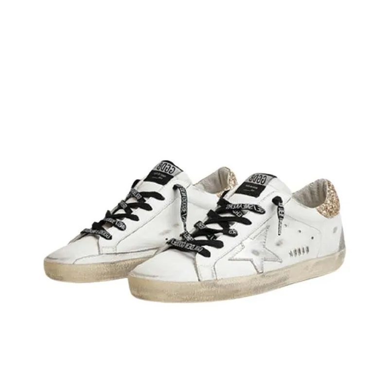 Golden Goose Super Star Low Top Stylish Skateboarding Shoes Women's White-2