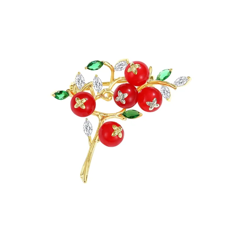 CAROMAY Brooches Women's Champagne Gold-0