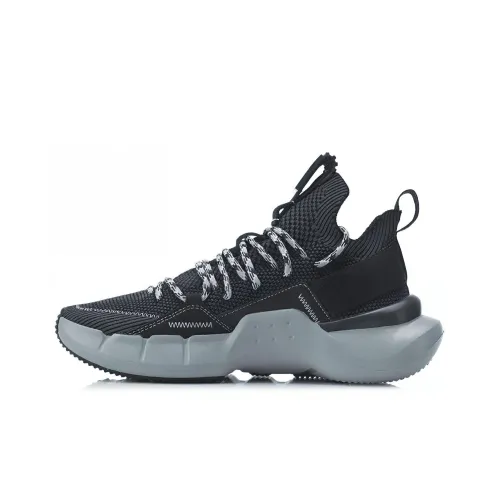 LiNing Mid Top Basketball Shoes Women's Black