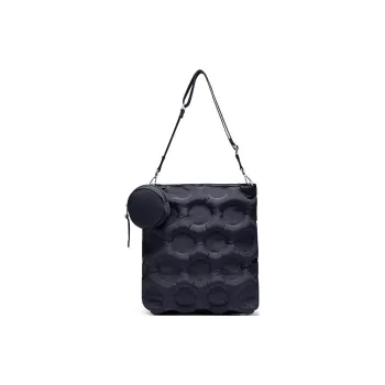 LACOSTE Polyester Crossbody Bag Shoulder Bag Large Size Women's Midnight Blue