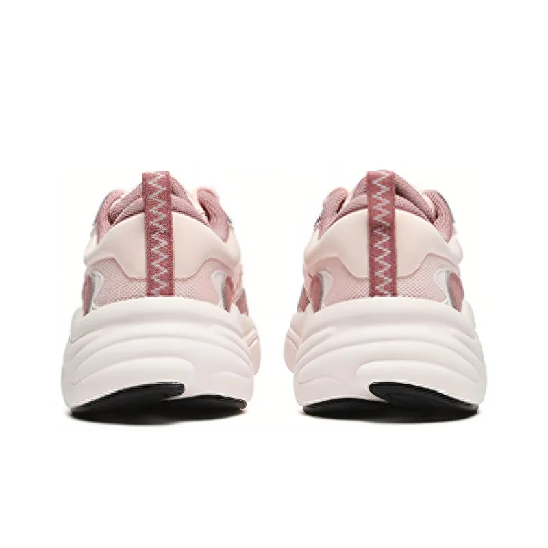 FILA Keppler Cushioning Anti Slip And Wear Resistant Low Top Casual Shoes Women's Pink-3