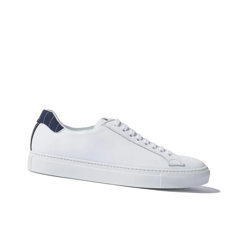 SCAROSSO Pinstripe Counter Lace Up Sneakers-1