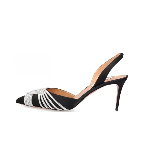 AQUAZZURA Gatsby 75mm Slingback Pumps