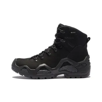 Lowa Z 6N Gtx C Cushioning, Abrasion Resistant, And Waterproof Mid Top Hiking Shoes Men's Black
