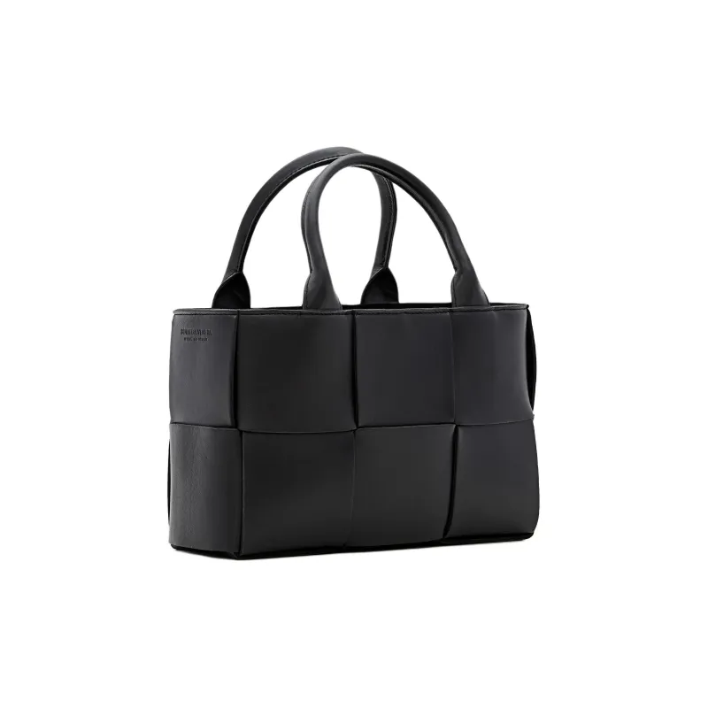 Bottega Veneta ARCO TOTE Series Sheepskin Tote Bag Shopping Bag Handbag Mini Women's Black-1