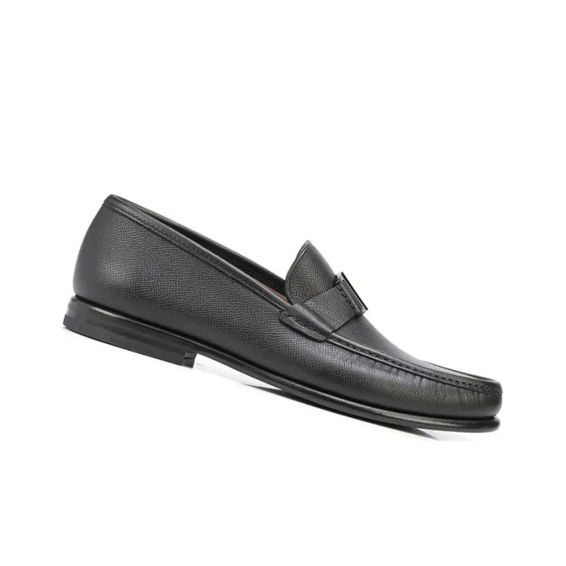FERRAGAMO GANCINI Men's Casual Shoes Men's Black-1