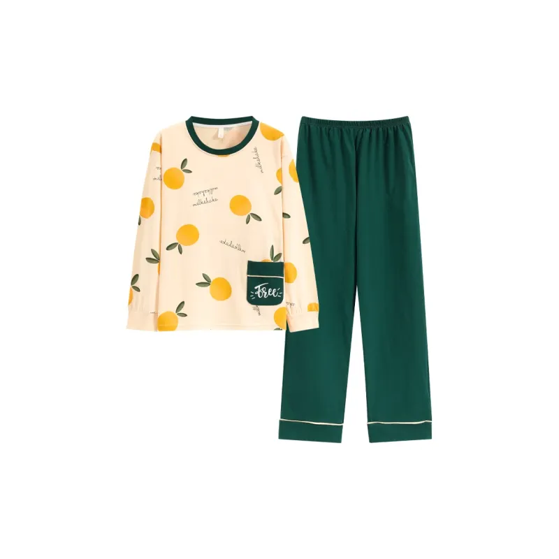 The story of the flower season Women's Pajama Sets-0