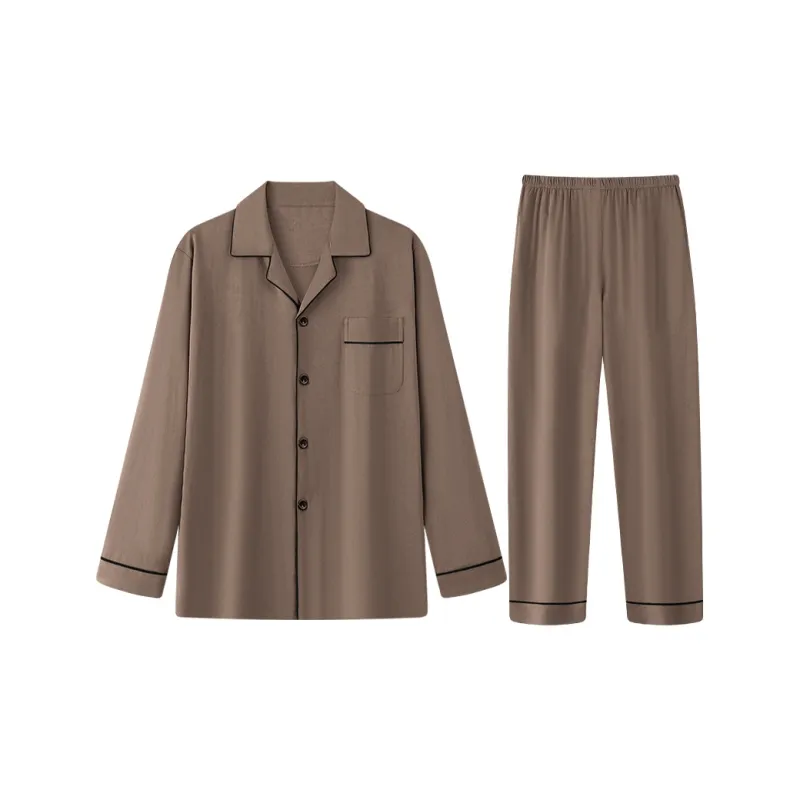 Lan Miao LAMIU Pajama Set Spring And Autumn Season Men's-5